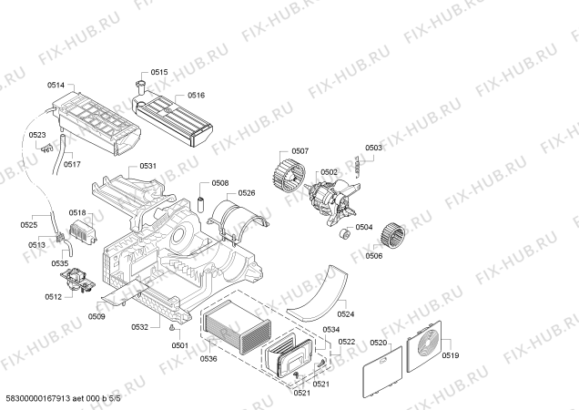 Схема №1 WT44E185FF iQ300 с изображением Панель управления для сушильной машины Siemens 00743879