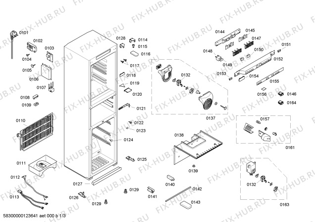 Схема №1 KG25FA40 с изображением Дверь для холодильника Siemens 00245664