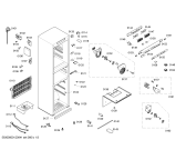 Схема №1 KG29FA40 с изображением Дверь для холодильника Siemens 00245663