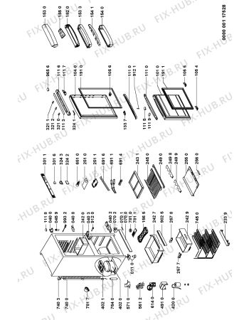 Схема №1 ARZ 560/H/DBLUE с изображением Дверца для холодильника Whirlpool 481231038557
