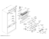 Схема №1 T36BT71FS с изображением Стеклопанель для холодильника Bosch 00682303