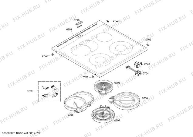 Схема №2 P1HCB21325 с изображением Кронштейн для электропечи Bosch 00499538