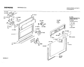 Схема №1 SN432050 с изображением Панель для электропосудомоечной машины Siemens 00117678