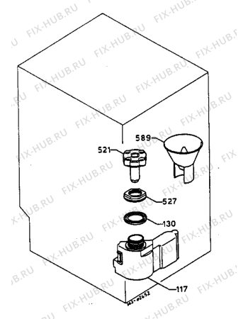 Взрыв-схема посудомоечной машины Electrolux ESF483 - Схема узла Water softener 066