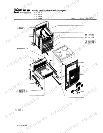 Схема №2 1117831733 1783/13 с изображением Переключатель для духового шкафа Bosch 00024522