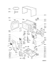 Схема №1 AKL 272/BL с изображением Панель управления для свч печи Whirlpool 481245258004