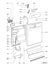 Схема №1 ADP 7562 WH с изображением Панель для посудомоечной машины Whirlpool 481245371618
