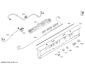 Схема №1 SHX6AP02UC с изображением Панель управления для посудомоечной машины Bosch 00683340