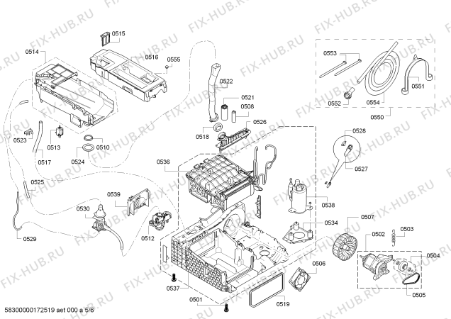 Схема №2 WTY88850SN HomeProfessional SelfCleaning Condenser с изображением Вкладыш для электросушки Bosch 00629566