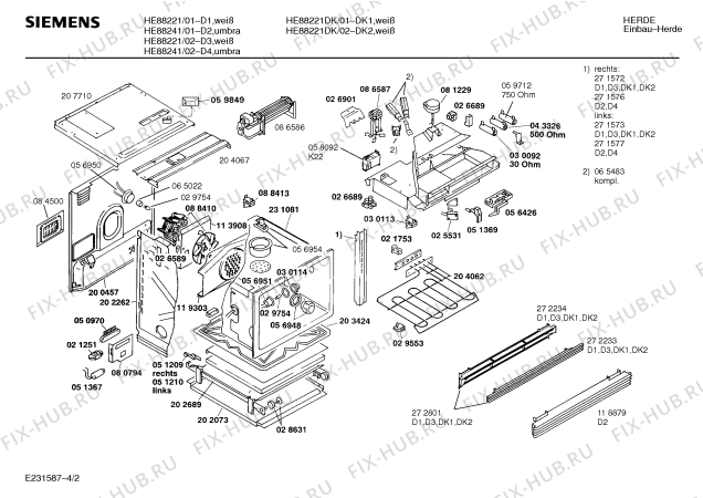 Схема №1 HE88221DK с изображением Привод для электропечи Siemens 00065934