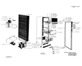 Схема №1 0705374006 GSA40 с изображением Уплотнитель двери для холодильника Bosch 00220759