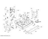 Схема №3 SGI55E35EU с изображением Передняя панель для электропосудомоечной машины Bosch 00445951