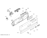 Схема №1 DI461110 с изображением Передняя панель для посудомойки Bosch 00449693