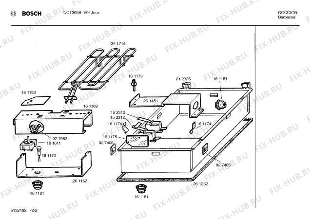 Схема №1 ET57550 с изображением Лампа для плиты (духовки) Siemens 00161170