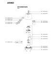 Схема №1 FP1508B1/BA0 с изображением Моторчик для кухонного измельчителя Seb FS-9100018420