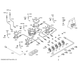Схема №1 T23R2N0 с изображением Рассекатель горелки для плиты (духовки) Bosch 00499944