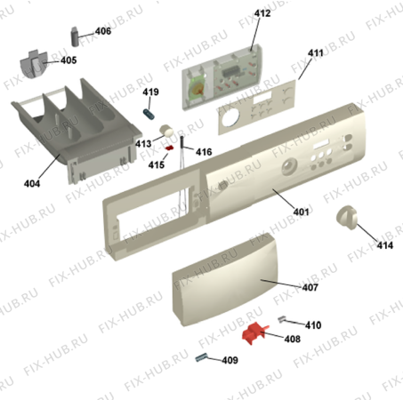 Взрыв-схема стиральной машины Gorenje W6431 CE   -White (900003330, WM50EU) - Схема узла 04