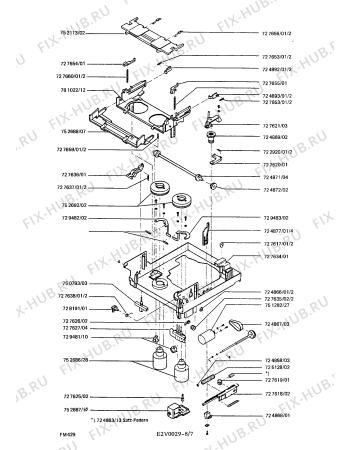 Взрыв-схема телевизора Siemens FM4299 - Схема узла 07