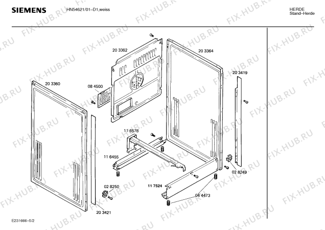 Схема №1 HN54621 с изображением Панель для духового шкафа Siemens 00283337