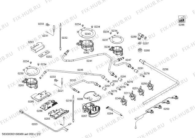 Схема №1 T23R46N0 ENC.T23R46N0 3G+1W NE60F IH5 с изображением Термоэлемент для плиты (духовки) Bosch 10002044