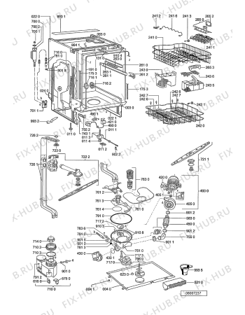 Схема №2 GSIP 6127 IN с изображением Панель для посудомоечной машины Whirlpool 481245373146