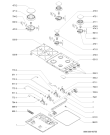 Схема №1 AKM 212/NA с изображением Переключатель для плиты (духовки) Whirlpool 481941129285