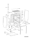 Схема №1 ADG 7580/1 NB с изображением Микромодуль для посудомойки Whirlpool 481010456940