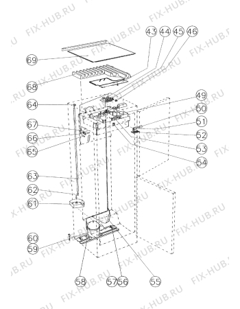 Схема №1 A2592FF с изображением Электрокомпрессор для холодильной камеры Aeg 54000332532501