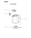 Схема №1 KO151O26/98A с изображением Корпусная деталь для чайника (термопота) Tefal SS-207127