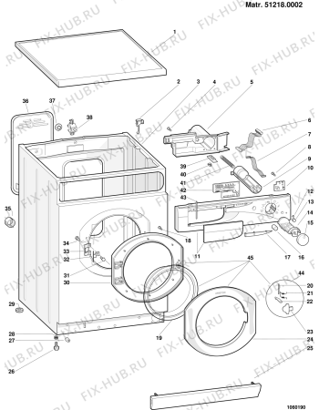 Схема №1 AD10EU (F014468) с изображением Запчасть для стиралки Indesit C00052861