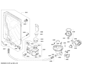 Схема №2 SMU49T12SK с изображением Передняя панель для посудомойки Bosch 00676593