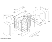 Схема №2 DWHD650JFP SAPPHIRE GLOW с изображением Передняя панель для посудомойки Bosch 00709567
