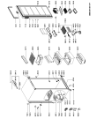 Схема №1 AFG 8284/1 NF с изображением Часть корпуса для холодильника Whirlpool 480132100998
