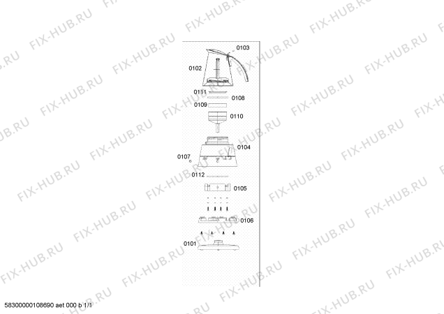 Схема №1 CE7189 VENETTO CHIC с изображением Линза для кофеварки (кофемашины) Bosch 00429023