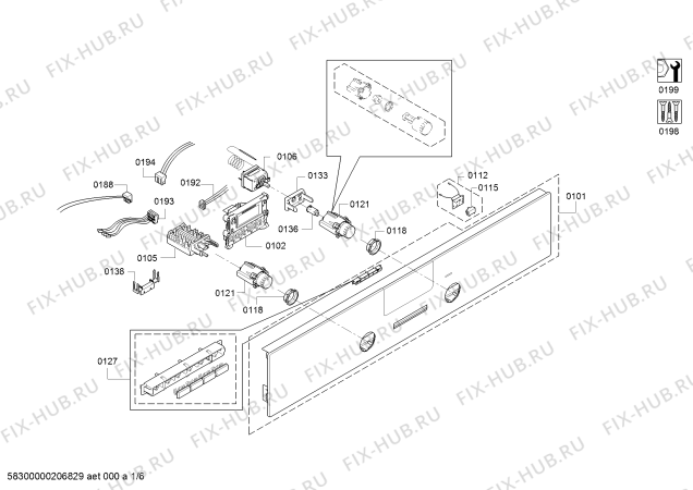 Схема №2 HBA43B222F с изображением Каталитическое покрытие для плиты (духовки) Bosch 00776613