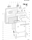 Схема №1 LVI1242TC (F028009) с изображением Дверца для электропосудомоечной машины Indesit C00091810