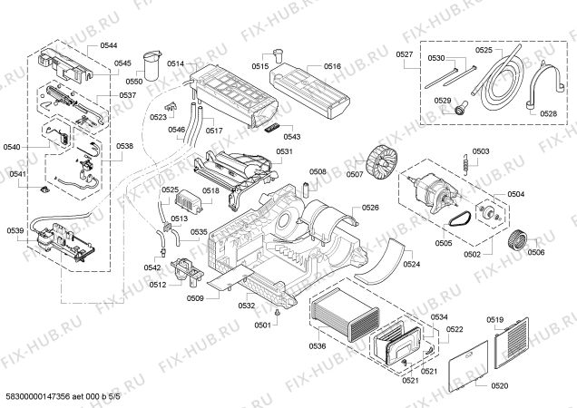 Схема №2 WTS865B2FF с изображением Панель управления для электросушки Bosch 00678011