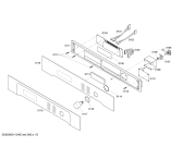 Схема №1 HBL765AUC с изображением Планка для холодильника Bosch 00445421