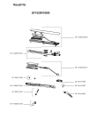 Схема №1 SF1525F0/D80 с изображением Элемент корпуса для электрофена Rowenta FS-9100035104