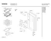 Схема №1 KS32G605NE с изображением Дверь для холодильной камеры Siemens 00238470