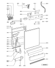 Схема №1 ADP 6835 WH с изображением Обшивка для посудомойки Whirlpool 481245372941