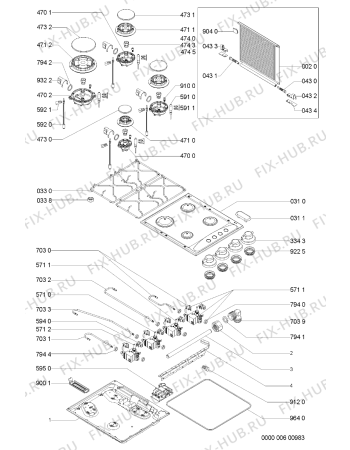 Схема №1 AKM 260/AE/01 с изображением Втулка для электропечи Whirlpool 481244039768