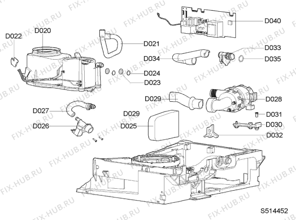 Схема №2 GSX 6966 G/1 с изображением Таймер для посудомойки Whirlpool 481290508479