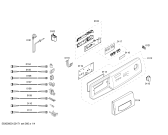 Схема №1 WAA24261PL с изображением Набор кнопок для стиралки Bosch 00612331