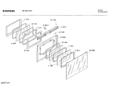 Схема №1 HB6704 с изображением Крышка для плиты (духовки) Siemens 00117239