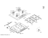 Схема №1 T2324W1EU с изображением Столешница для плиты (духовки) Bosch 00680794