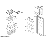 Схема №2 BD4607ANFE с изображением Вставная полка для холодильника Bosch 00678221