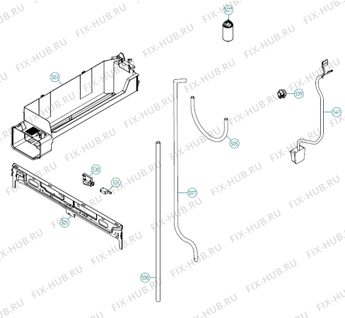 Взрыв-схема стиральной машины Gorenje CD601 UK   -White (340573, TD60.1) - Схема узла 05