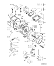 Схема №1 AWF 845/IG с изображением Обшивка для стиралки Whirlpool 481945328202