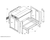 Схема №3 HBN43L570B с изображением Фронтальное стекло для духового шкафа Bosch 00472823